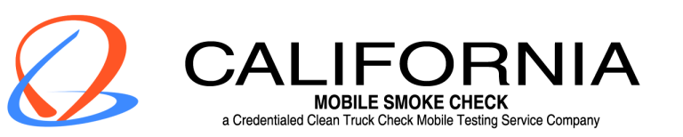 California mobile smoke check text logo